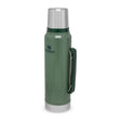 Stanley Classic Legendary Bottle 1.0L Hammertone Green-Matte Black Pebble-Blaze Orange #- 53 Degrees North 