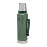 Stanley Classic Legendary Bottle 1.0L Hammertone Green-Matte Black Pebble-Blaze Orange #- 53 Degrees North 