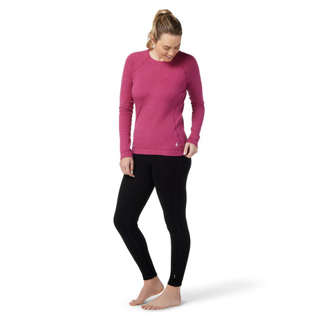 Smartwool Women's Classic Thermal Merino Baselayer Crew Shirt Black / X-Small-Black / Small-Black / Medium-Black / Large-Black / X-Large #- 53 Degrees North 