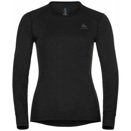 ODLO Women's Active Warm Eco Baselayer Top Fudge / X-Small-Fudge / Small-Fudge / Medium-Fudge / Large-Fudge / X-Large #- 53 Degrees North 