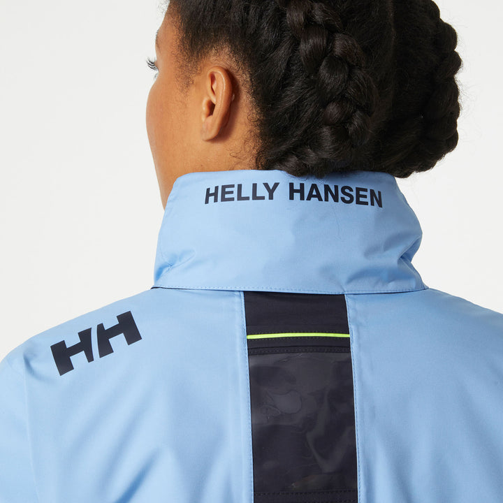 Helly Hansen Women's Crew Hooded Midlayer Jacket #color_bright-blue