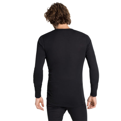 ODLO Men's Active Warm Eco Baselayer Top Black / Small-Black / Medium-Black / Large-Black / X-Large-Black / XX-Large #- 53 Degrees North 