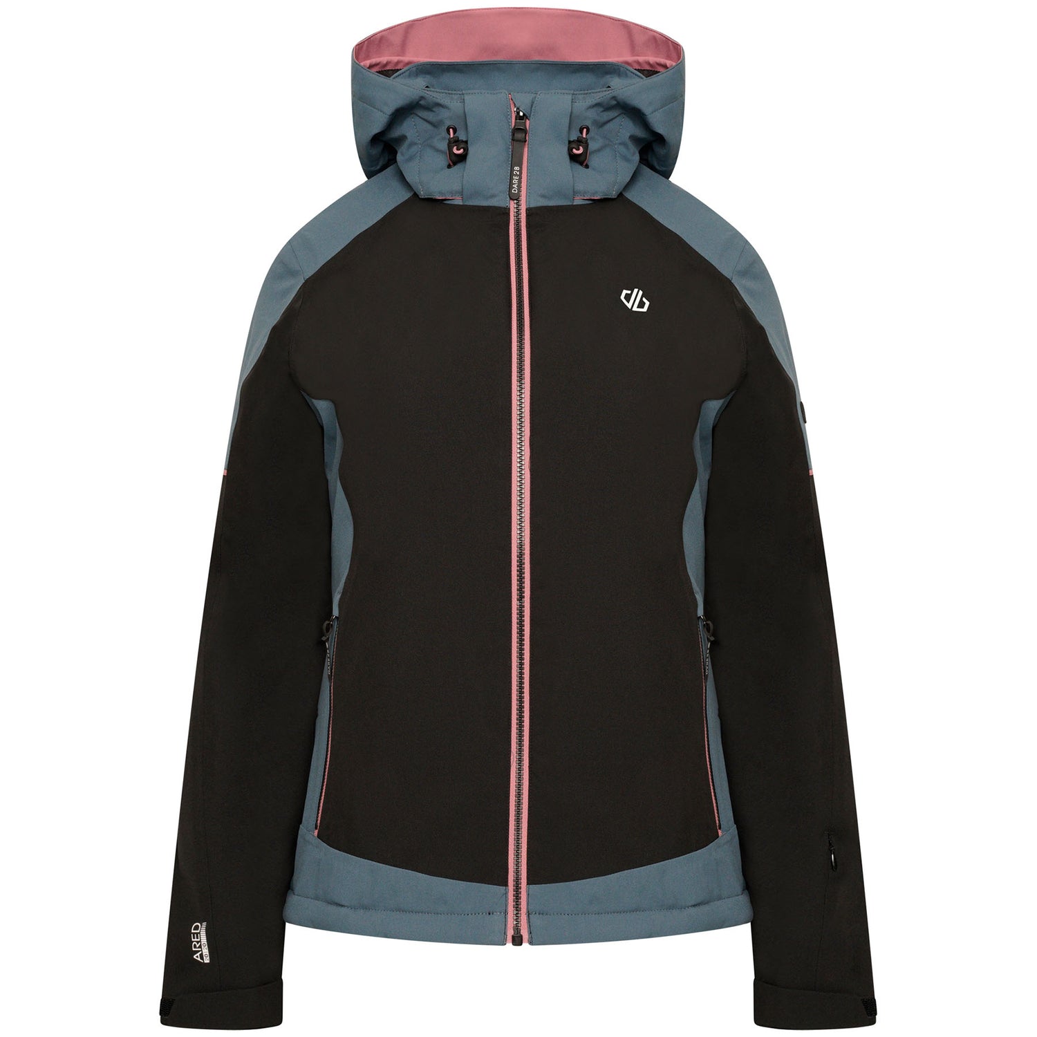 Dare 2b Women's Enliven Ski Jacket Canton Green/Orion Grey / 8-Canton Green/Orion Grey / 10-Canton Green/Orion Grey / 12-Canton Green/Orion Grey / 14-Canton Green/Orion Grey / 16 #- 53 Degrees North 
