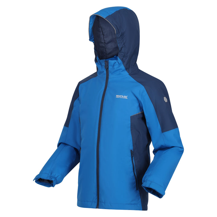 Regatta Kids' Hurdle IV Waterproof Insulated Jacket #color_skydiver-blue-admiral-blue