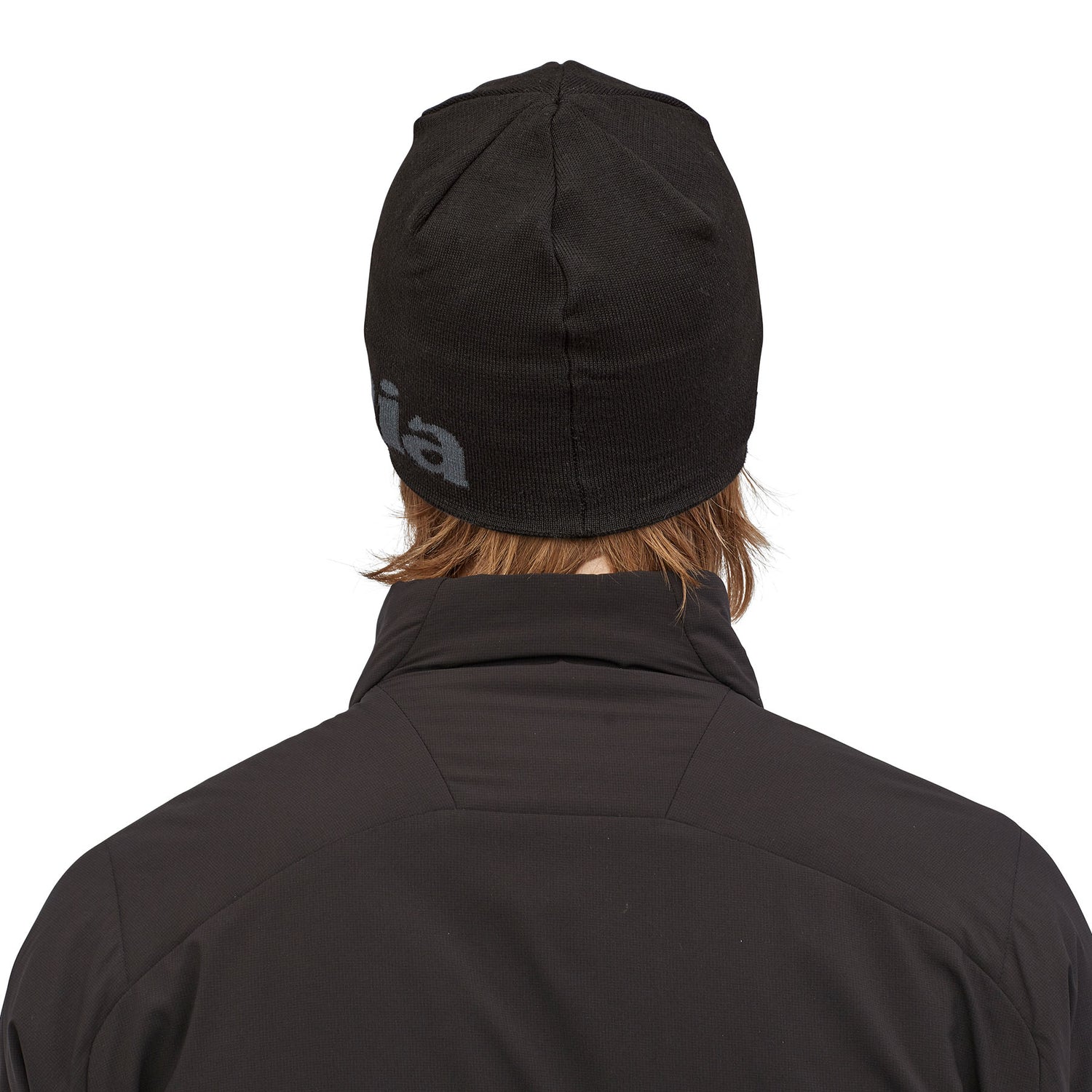 Patagonia Beanie Hat Black-Classic Fitz Roy/Andes Blue-Logo Belwe/Black #- 53 Degrees North 