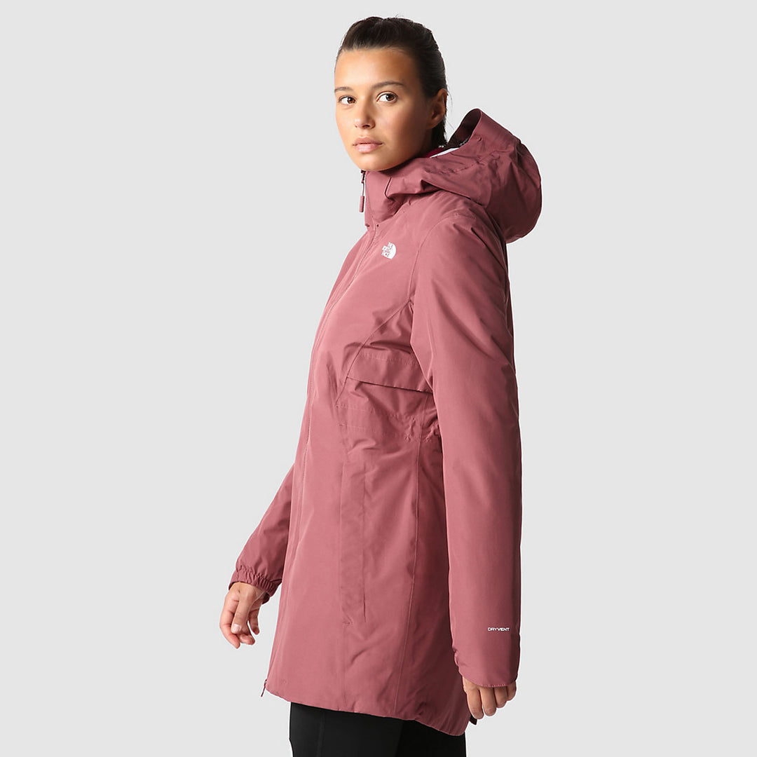 The North Face Women's Hikesteller Insulated Waterproof Parka #color_wild-ginger-lavender-fog