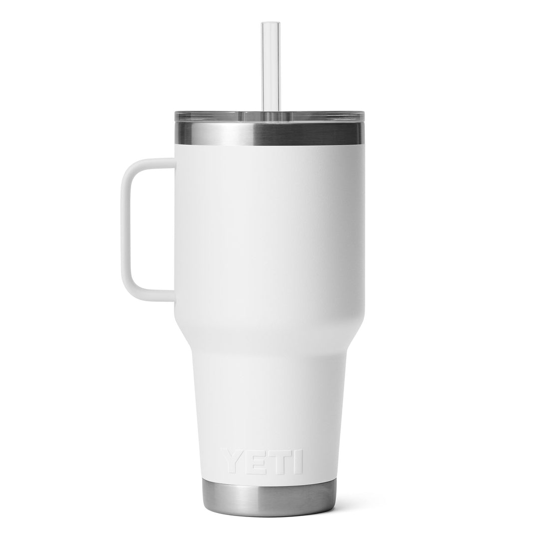 YETI Yeti Rambler 35 oz (994 ml) Mug with Straw Lid #color_white