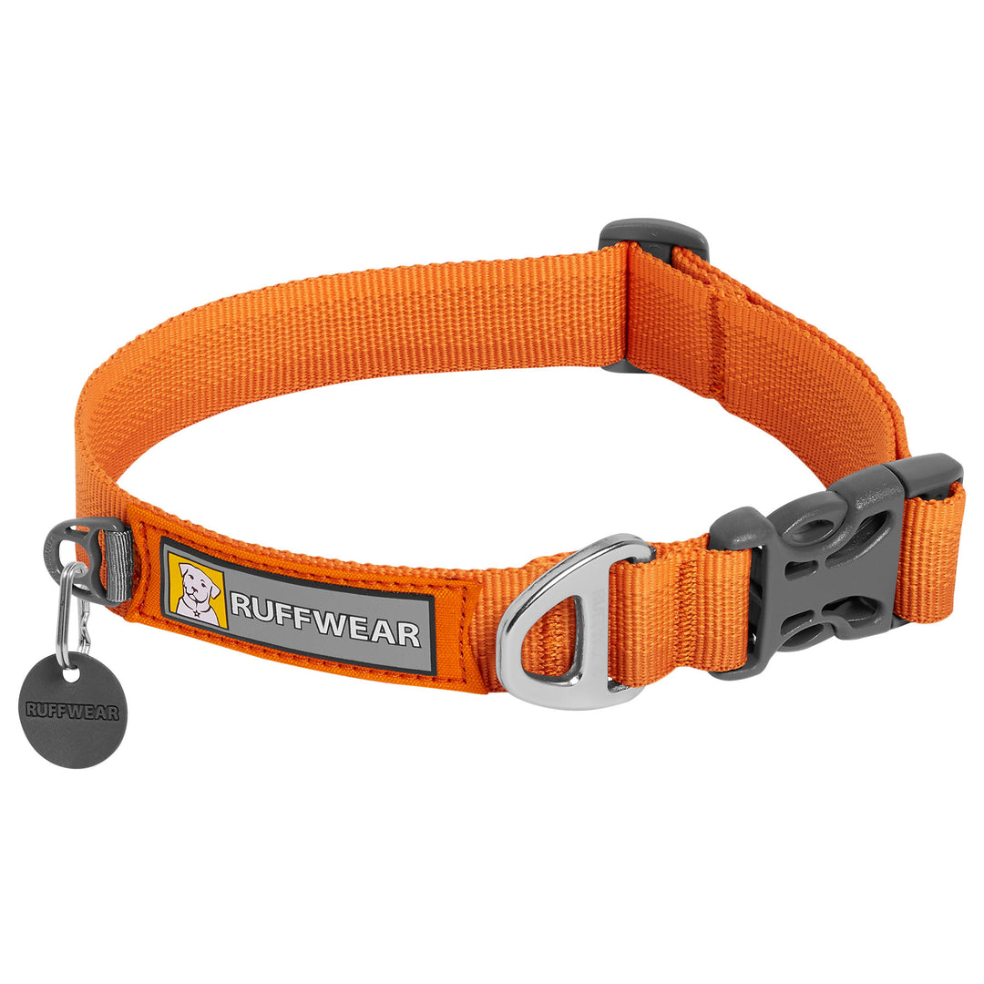Ruffwear Front Range Dog Collar #color_campfire-orange