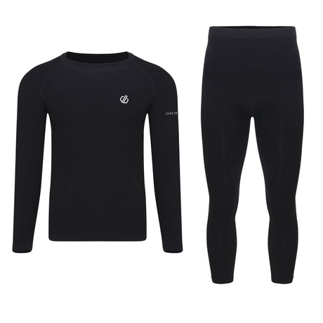 Dare 2b Men's In The Zone Base Layer Set Black / Small-Black / Medium-Black / Large-Black / X-Large/XX-Large #- 53 Degrees North 