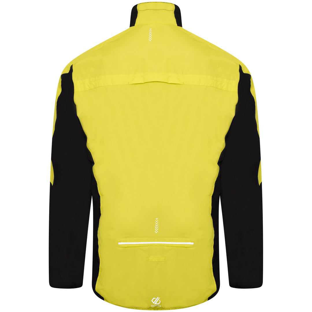 Dare 2b Men's Mediant II Cycling Jacket #color_neon-spring-black