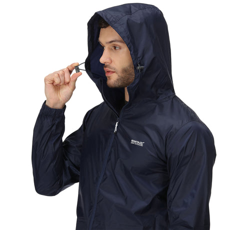 Regatta Men's Pack-It III Waterproof Jacket Navy / Small-Navy / Medium-Navy / Large-Navy / X-Large-Navy / XX-Large #- 53 Degrees North 
