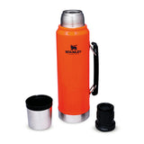 Stanley Classic Legendary Bottle 1.0L Hammertone Green-Matte Black Pebble-Blaze Orange #- 53 Degrees North 