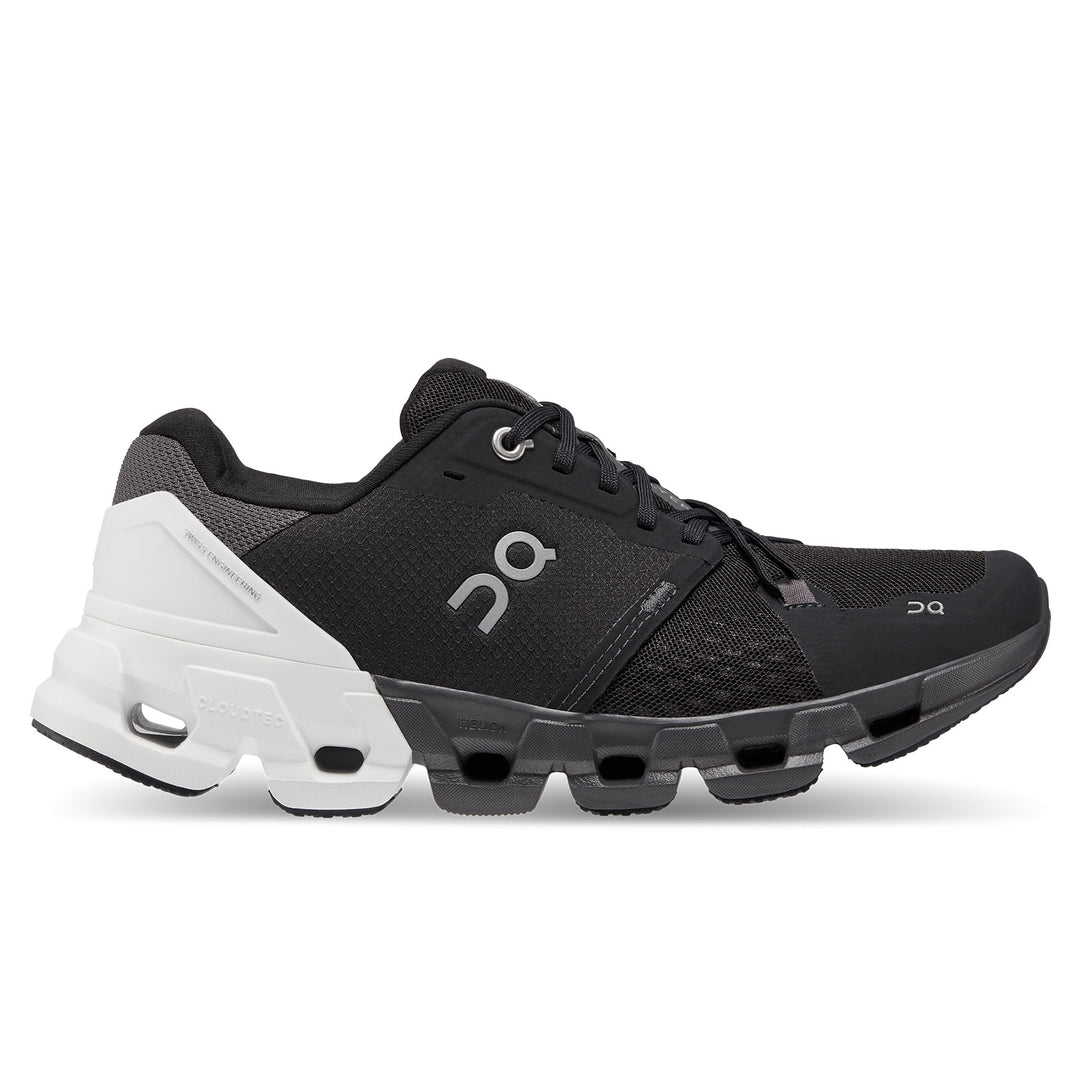 On Running Women's Cloudflyer 4 Road Running Shoes #color_black-white