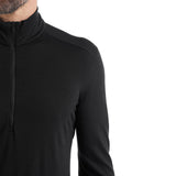 Icebreaker Men's 200 Oasis Long Sleeve Half Zip Baselayer Black / Small-Black / Medium-Black / Large-Black / X-Large-Black / XX-Large #- 53 Degrees North 