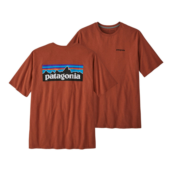 Patagonia Men's P-6 Logo Responsibili-Tee #color_quartz-coral