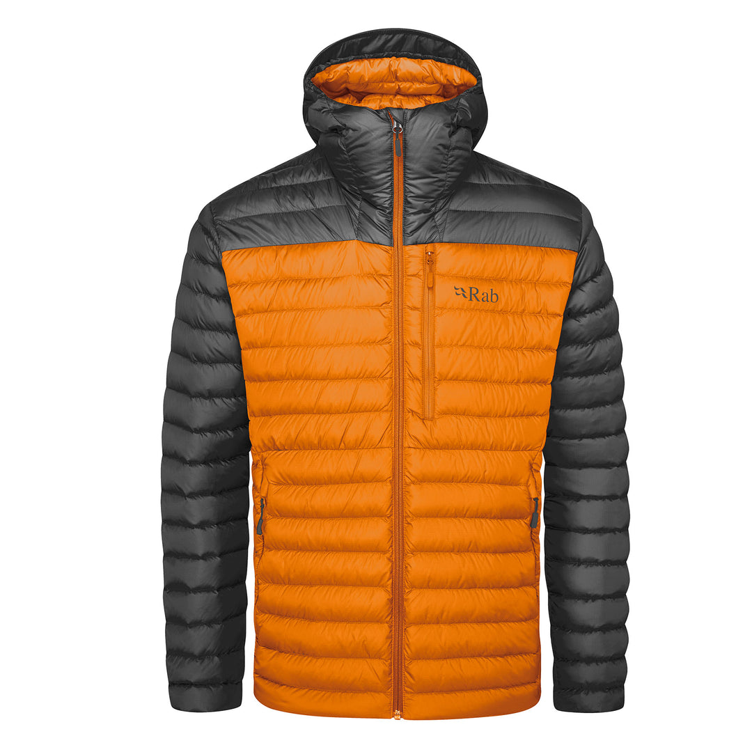 Rab Men's Microlight Alpine Jacket #color_graphene-marmalade