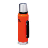 Stanley Classic Legendary Bottle 1.0L Hammertone Green-Matte Black Pebble-Blaze Orange #- 53 Degrees North 