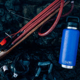 YETI Rambler 46 oz (1.4 L) Bottle with Chug Cap Black Forest Green-Tropical Pink-Rescue Red-Navy #- 53 Degrees North 