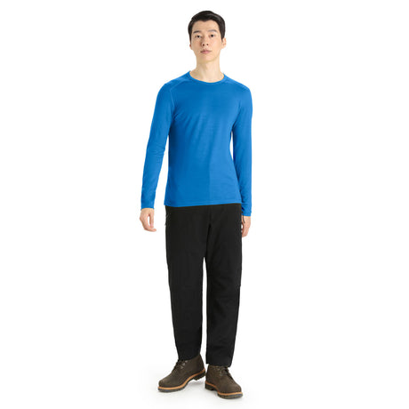 Icebreaker Men's Merino 200 Oasis Crewe Thermal Top Black / Small-Black / Medium-Black / Large-Black / X-Large-Black / XX-Large #- 53 Degrees North 