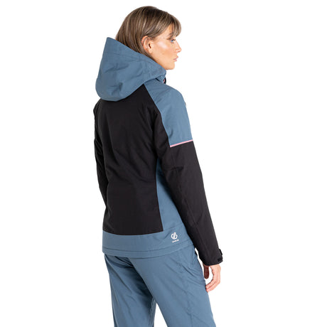 Dare 2b Women's Enliven Ski Jacket Canton Green/Orion Grey / 8-Canton Green/Orion Grey / 10-Canton Green/Orion Grey / 12-Canton Green/Orion Grey / 14-Canton Green/Orion Grey / 16 #- 53 Degrees North 