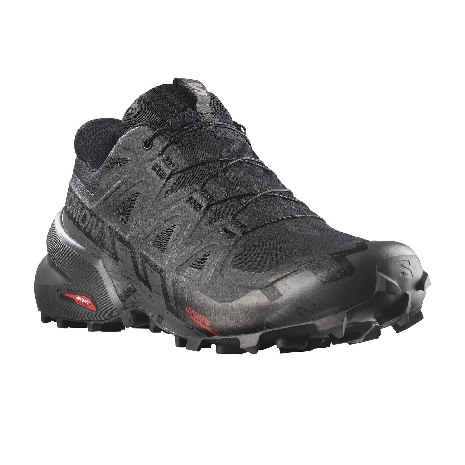 Salomon Men's Speedcross 6 GORE-TEX Trail Running Shoes Black/Black/Phantom / UK 8-Black/Black/Phantom / UK 9-Black/Black/Phantom / UK 10-Black/Black/Phantom / UK 11-Black/Black/Phantom / UK 12 #- 53 Degrees North 
