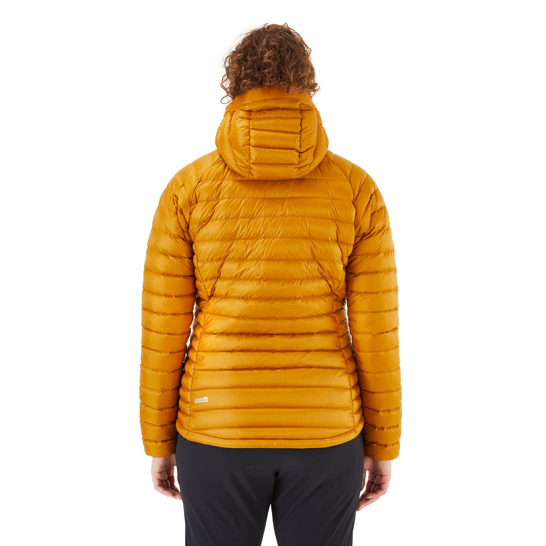 Rab Women's Microlight Alpine Down Jacket #color_dark-butternut