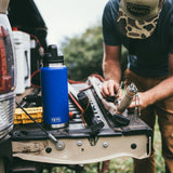 YETI Rambler 46 oz (1.4 L) Bottle with Chug Cap Black Forest Green-Tropical Pink-Rescue Red-Navy #- 53 Degrees North 