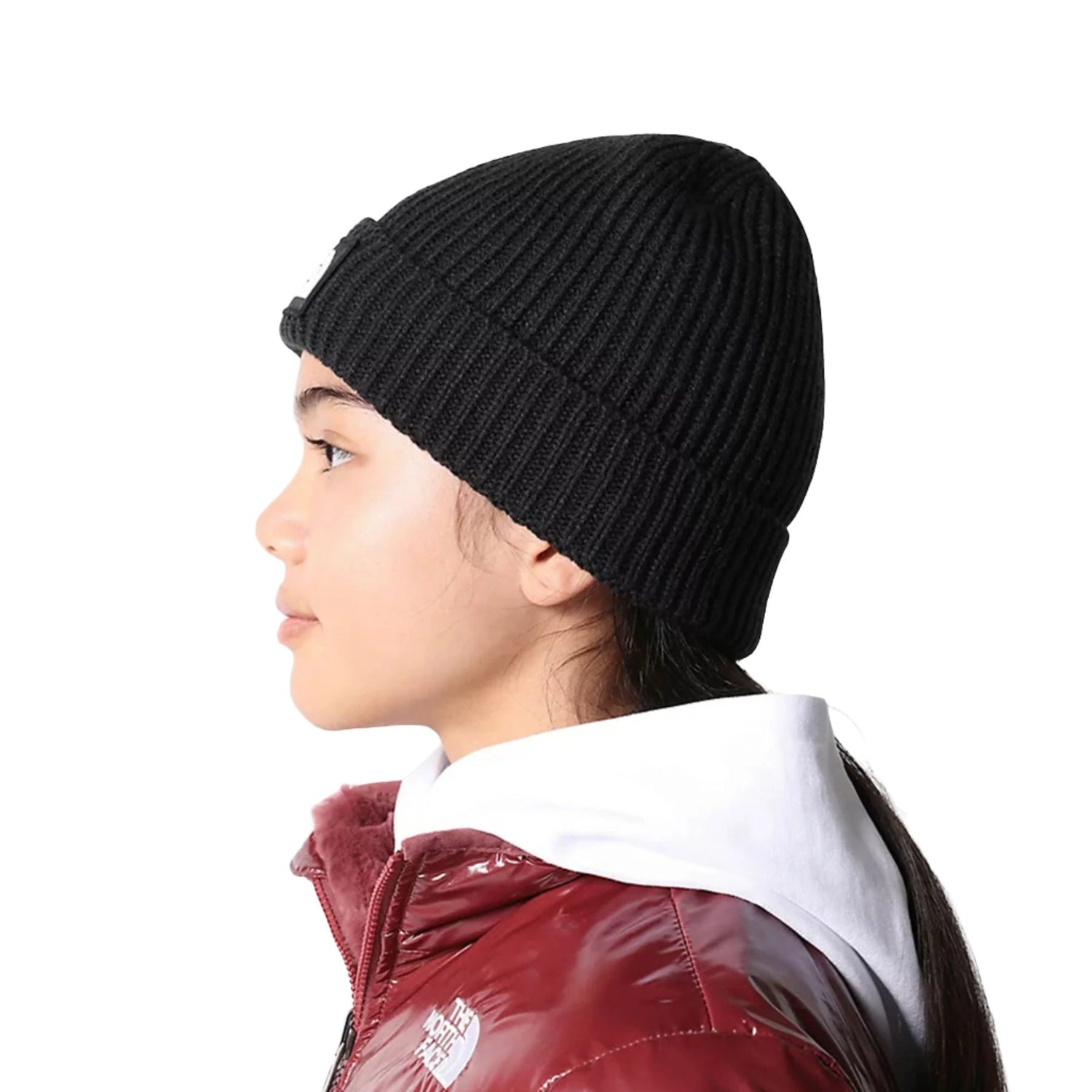 The North Face Kids' TNF Box Logo Cuffed Beanie TNF Black-TNF Blue #- 53 Degrees North 