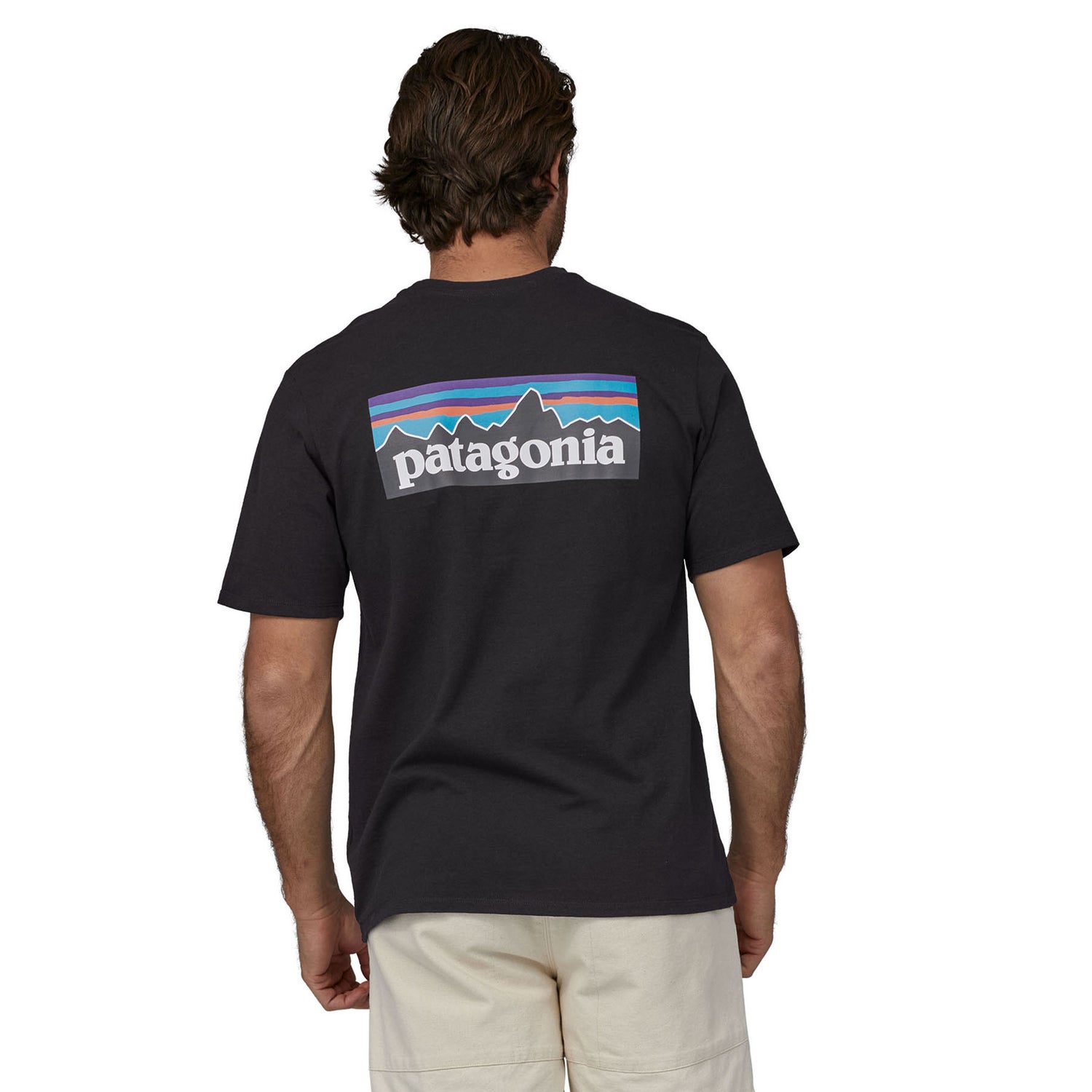Patagonia Men's P-6 Logo Responsibili-Tee Black / X-Small-Black / Small-Black / Medium-Black / Large-Black / X-Large #- 53 Degrees North 
