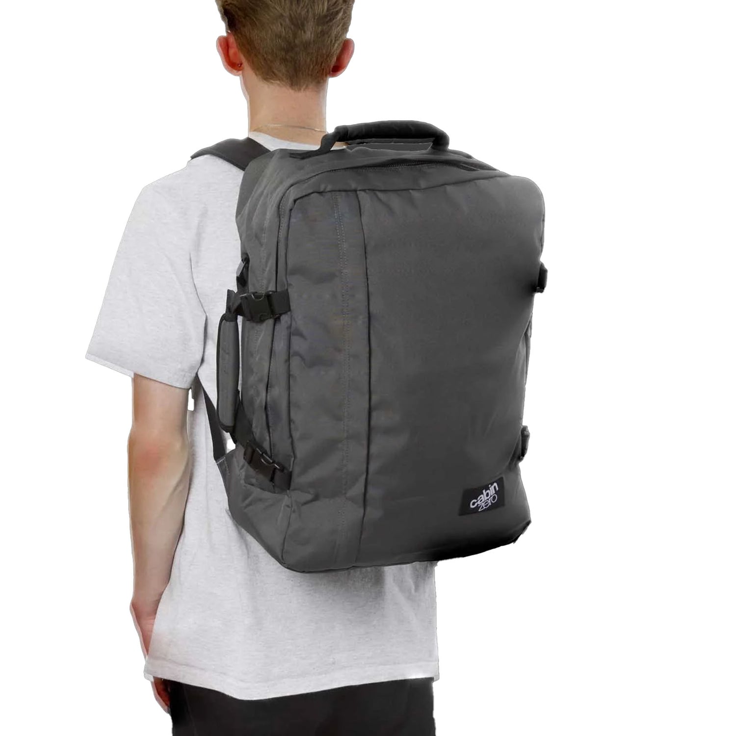 Cabin Zero Classic Cabin Backpack 44L Meadow Green-Lovestruck Pink-Infinity Blue-Sunny Day-Absolute Black #- 53 Degrees North 