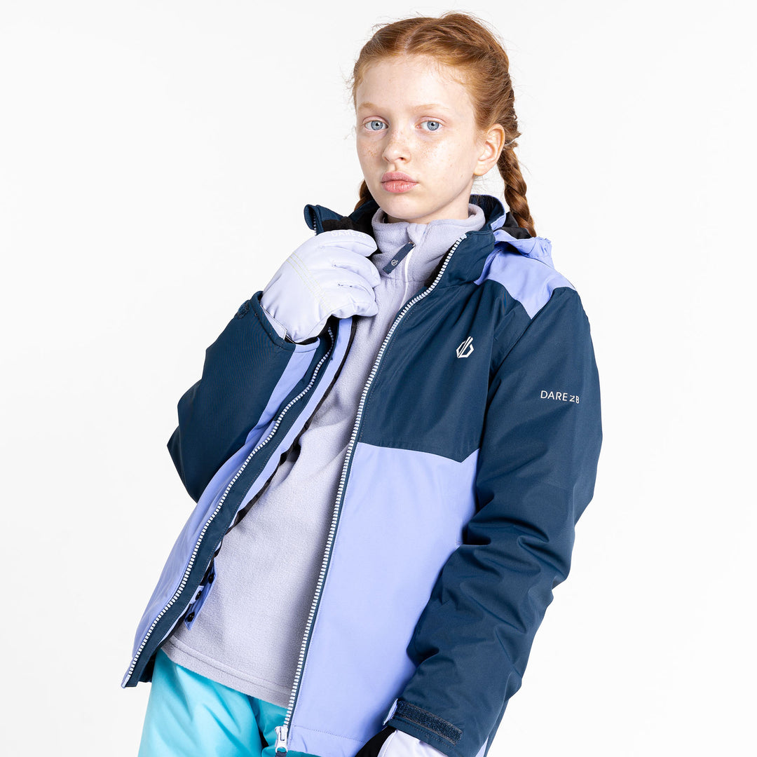 Dare 2b Kids' Impose III Ski Jacket #color_moonlight-navy-wild-violet