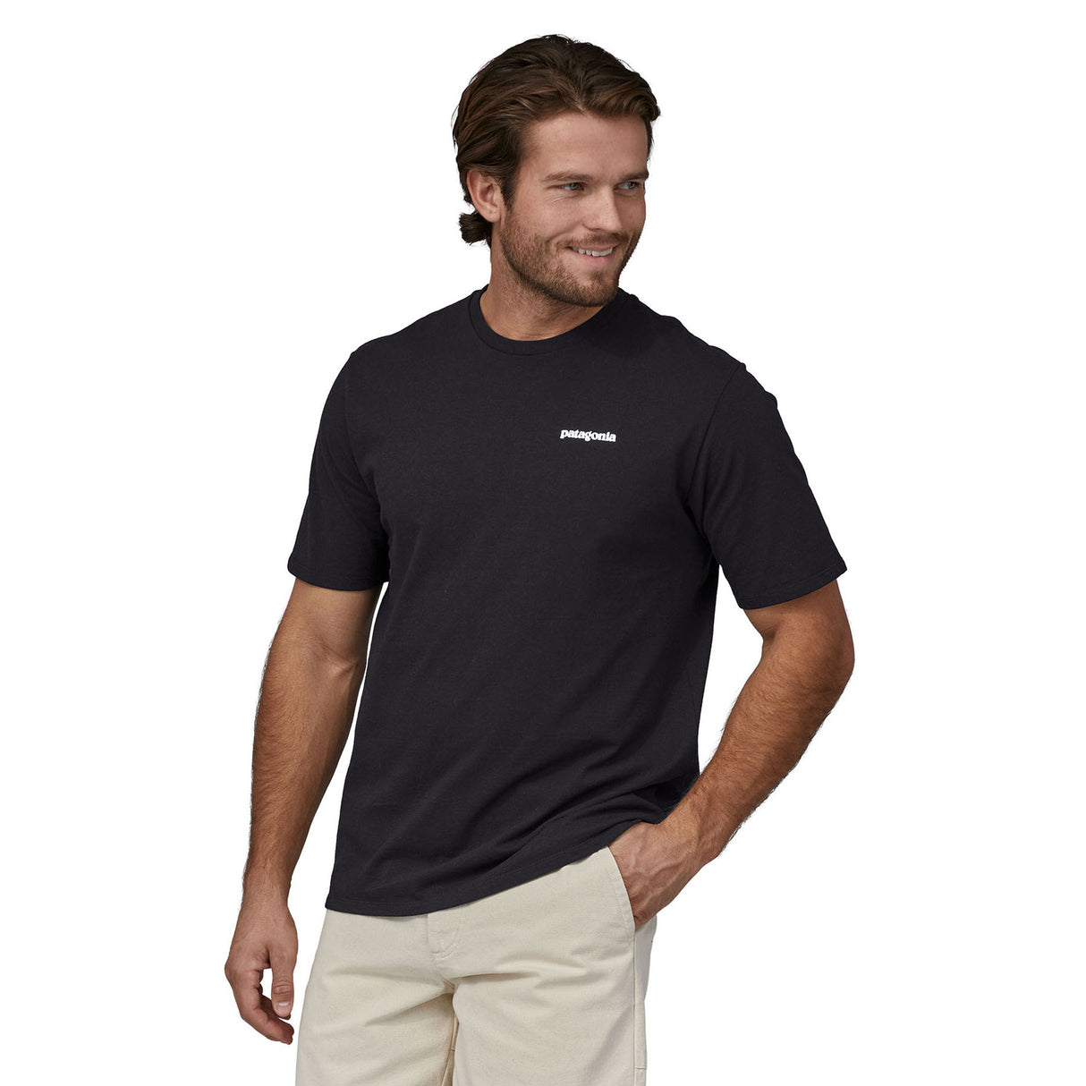 Patagonia Men's P-6 Logo Responsibili-Tee Black / X-Small-Black / Small-Black / Medium-Black / Large-Black / X-Large #- 53 Degrees North 