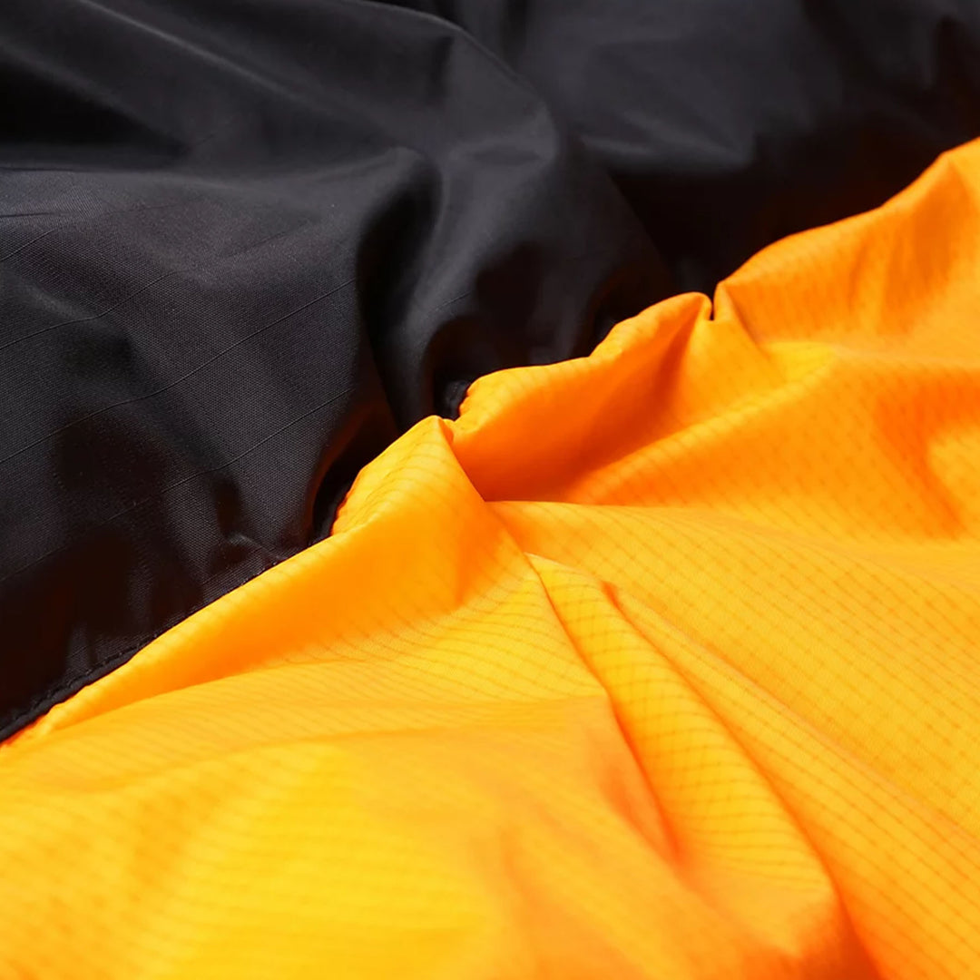 The North Face Men's Diablo Down Hooded Jacket #color_cone-orange-tnf-black
