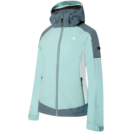 Dare 2b Women's Enliven Ski Jacket Canton Green/Orion Grey / 8-Canton Green/Orion Grey / 10-Canton Green/Orion Grey / 12-Canton Green/Orion Grey / 14-Canton Green/Orion Grey / 16 #- 53 Degrees North 