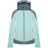 Dare 2b Women's Enliven Ski Jacket Canton Green/Orion Grey / 8-Canton Green/Orion Grey / 10-Canton Green/Orion Grey / 12-Canton Green/Orion Grey / 14-Canton Green/Orion Grey / 16 #- 53 Degrees North 