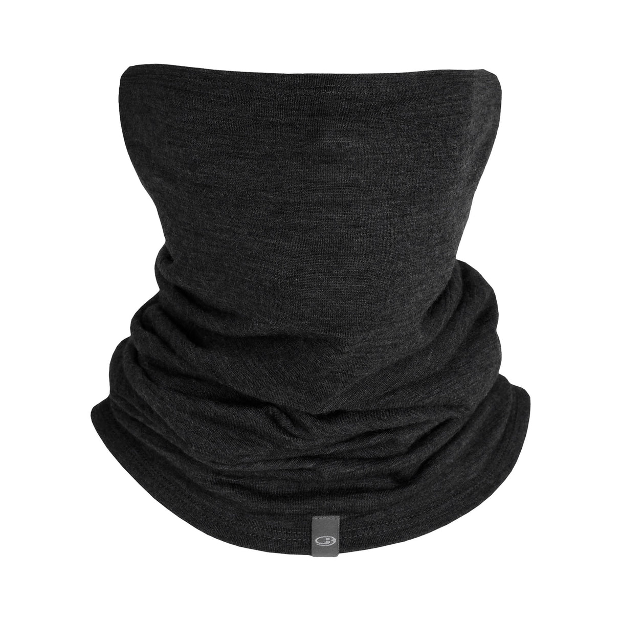Icebreaker Unisex Merino Flexi Chute Neck Gaiter Jet Heather-Black #- 53 Degrees North 