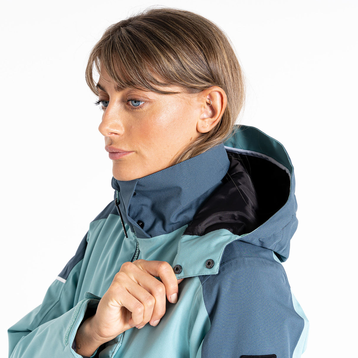 Dare 2b Women's Enliven Ski Jacket Canton Green/Orion Grey / 8-Canton Green/Orion Grey / 10-Canton Green/Orion Grey / 12-Canton Green/Orion Grey / 14-Canton Green/Orion Grey / 16 #- 53 Degrees North 