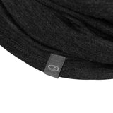 Icebreaker Unisex Merino Flexi Chute Neck Gaiter Jet Heather-Black #- 53 Degrees North 
