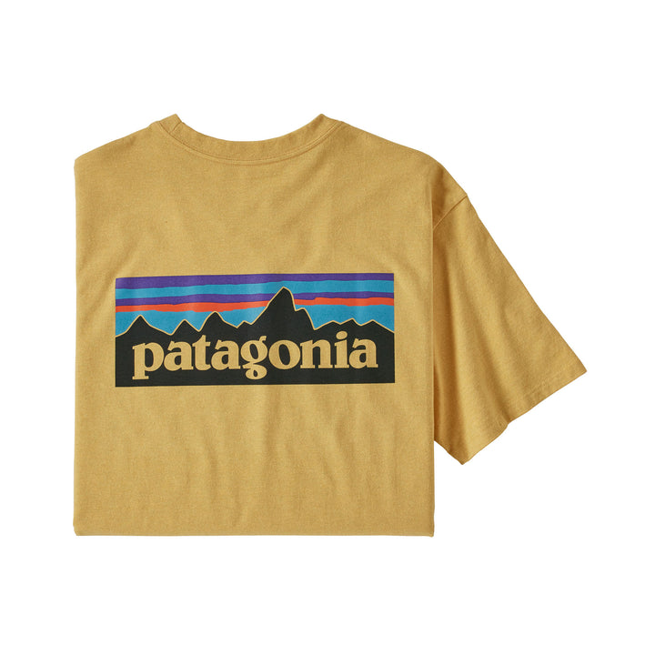 Patagonia Men's P-6 Logo Responsibili-Tee #color_surfboard-yellow