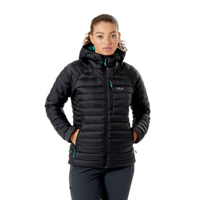 Rab Women's Microlight Alpine Jacket Black / X-Small-Black / Small-Black / Medium-Black / Large-Black / X-Large #- 53 Degrees North 