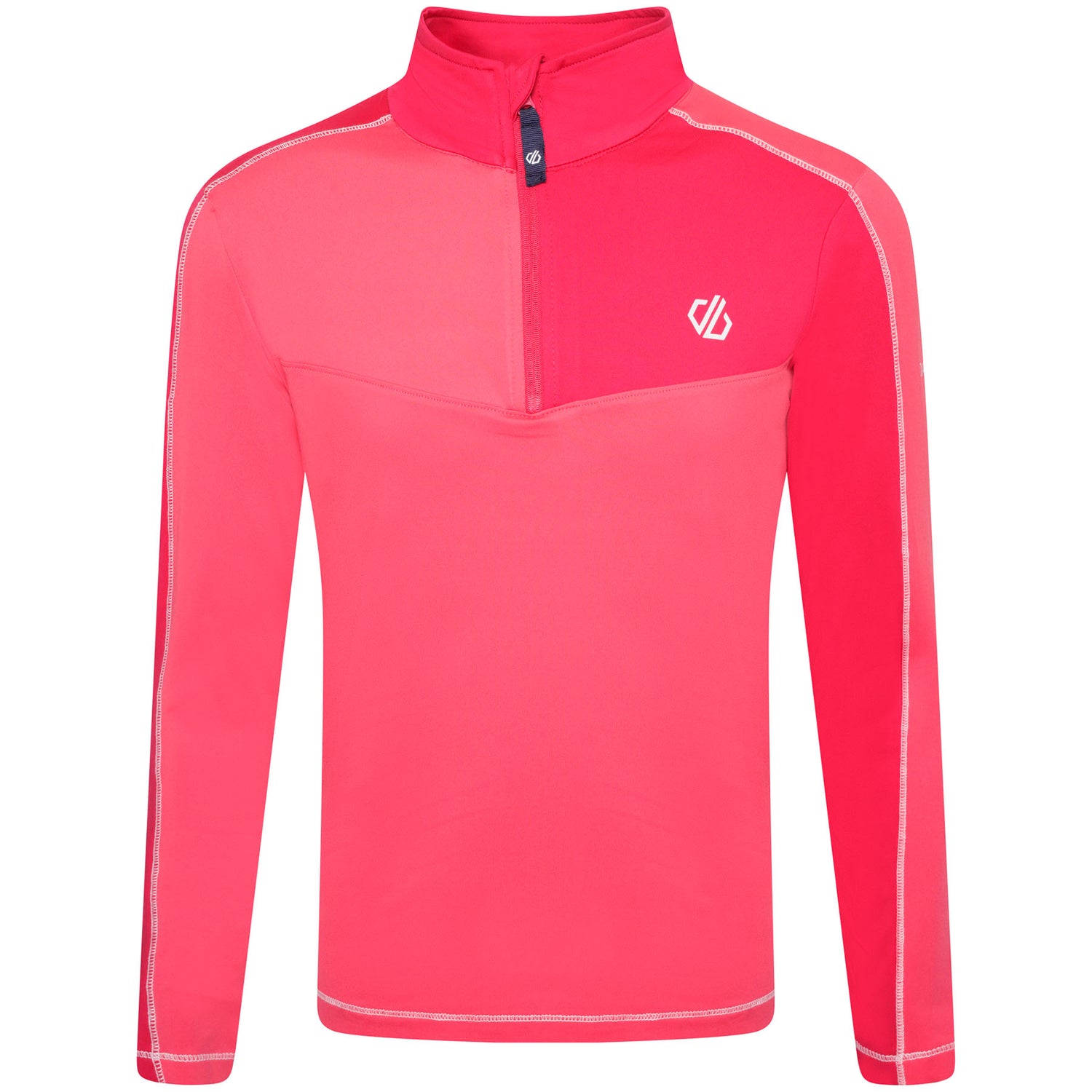 Dare 2b Kids' Formate II Core Stretch Midlayer Top #color_virtual-pink-gernanium-pink