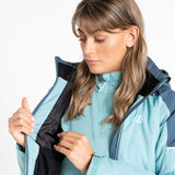 Dare 2b Women's Enliven Ski Jacket Canton Green/Orion Grey / 8-Canton Green/Orion Grey / 10-Canton Green/Orion Grey / 12-Canton Green/Orion Grey / 14-Canton Green/Orion Grey / 16 #- 53 Degrees North 