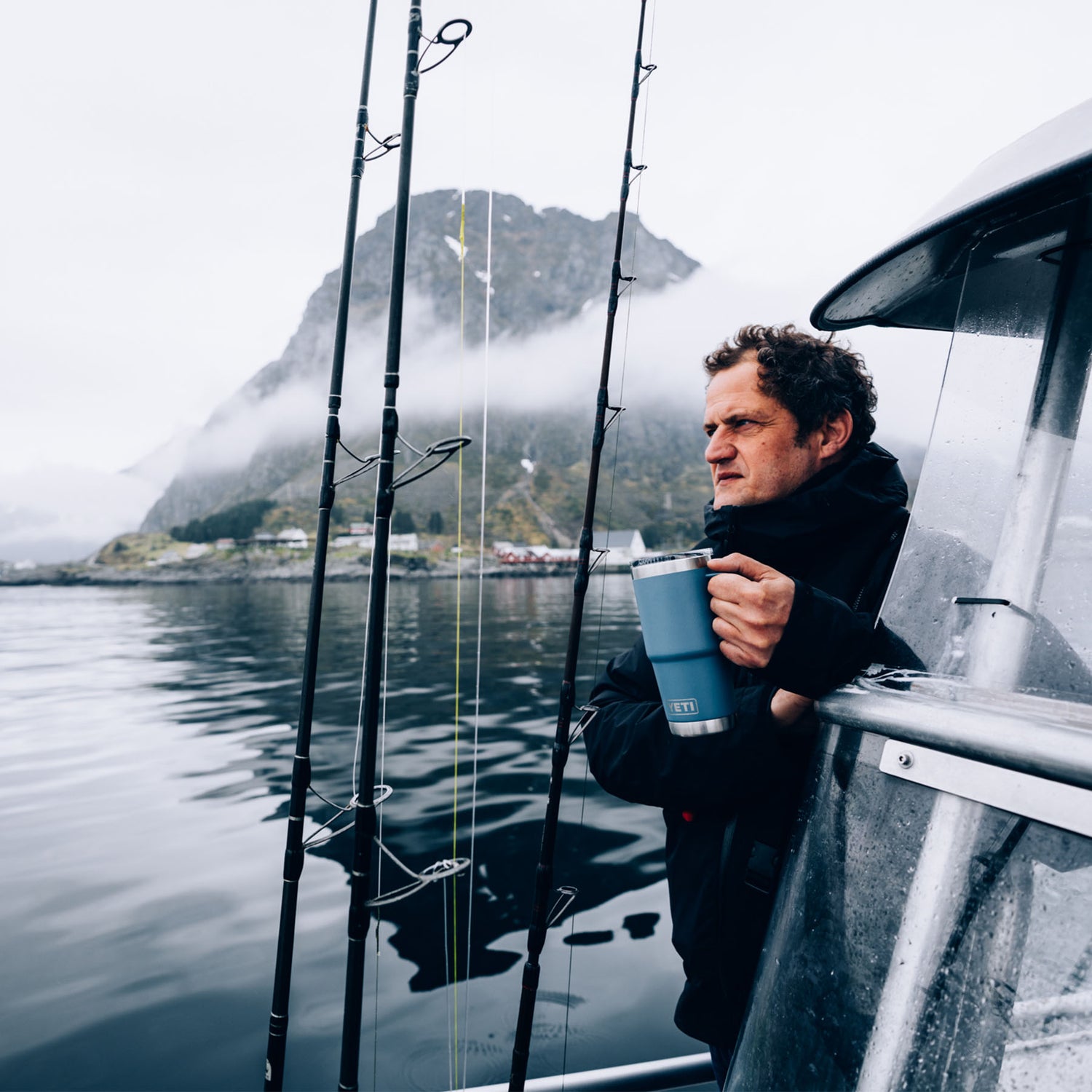 YETI Rambler 20 oz (591 ml) Travel Mug Cherry Blossom-Black Forest Green-Tropical Pink-Navy-White #- 53 Degrees North 