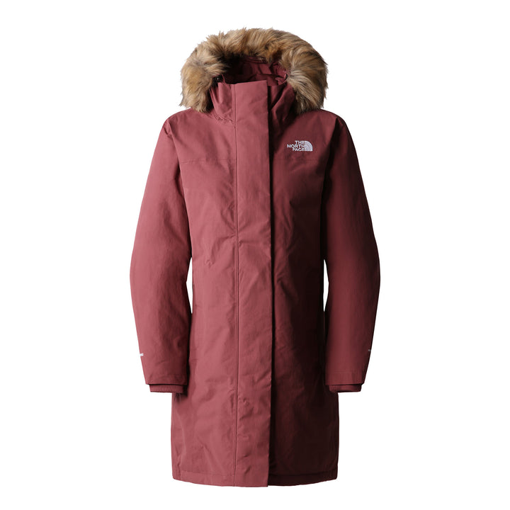 The North Face Women's Waterproof Arctic Parka #color_wild-ginger
