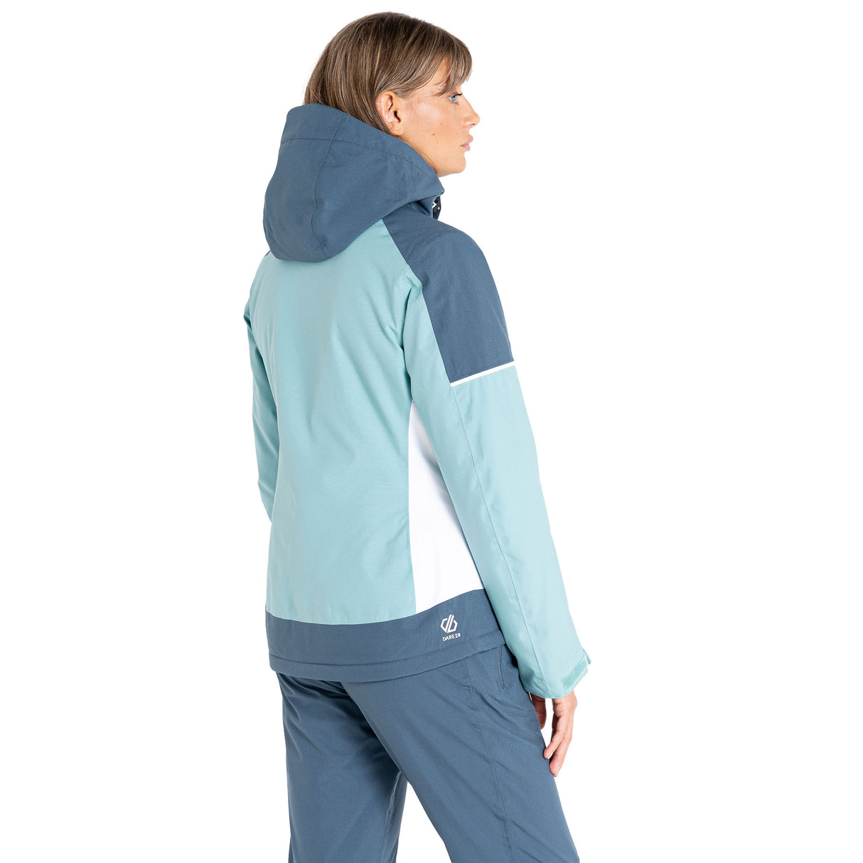 Dare 2b Women's Enliven Ski Jacket Canton Green/Orion Grey / 8-Canton Green/Orion Grey / 10-Canton Green/Orion Grey / 12-Canton Green/Orion Grey / 14-Canton Green/Orion Grey / 16 #- 53 Degrees North 