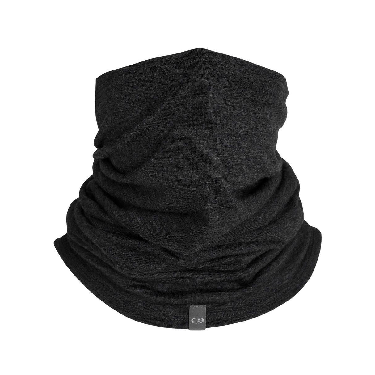 Icebreaker Unisex Merino Flexi Chute Neck Gaiter Jet Heather-Black #- 53 Degrees North 