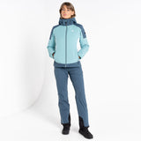 Dare 2b Women's Enliven Ski Jacket Canton Green/Orion Grey / 8-Canton Green/Orion Grey / 10-Canton Green/Orion Grey / 12-Canton Green/Orion Grey / 14-Canton Green/Orion Grey / 16 #- 53 Degrees North 