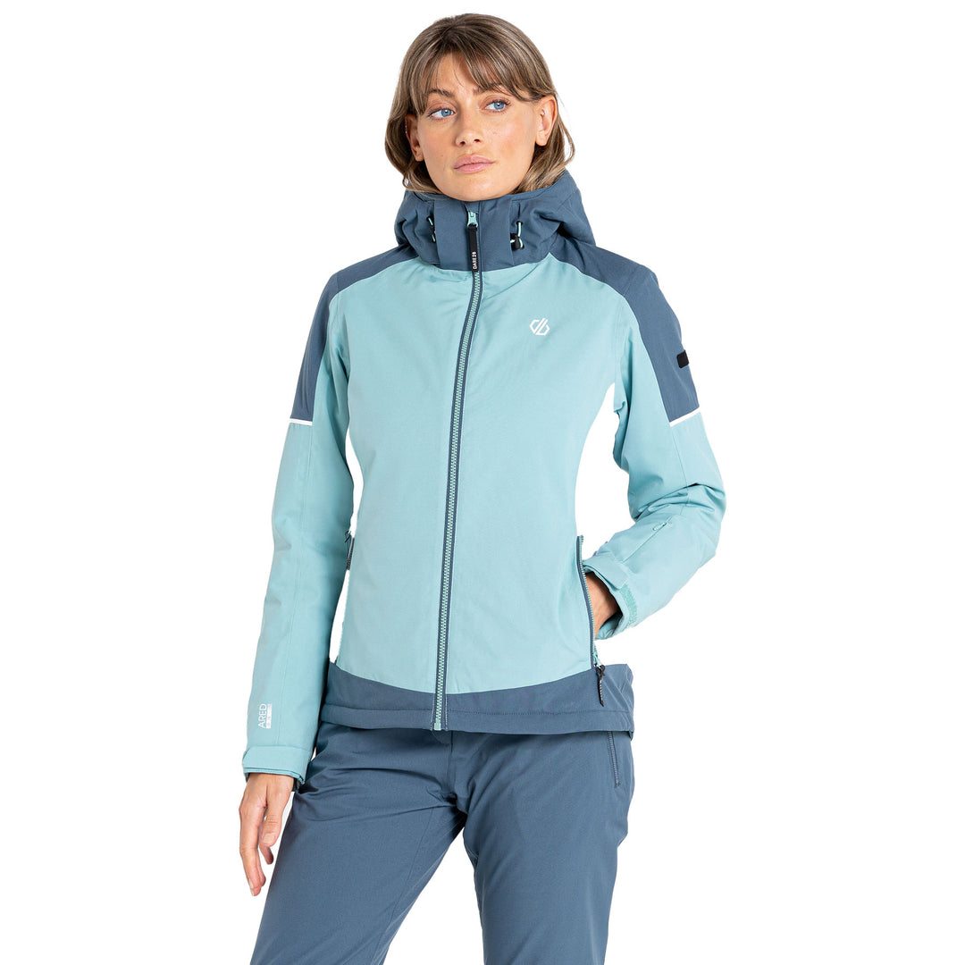 Dare 2b Women's Enliven Ski Jacket #color_canton-green-orion-grey