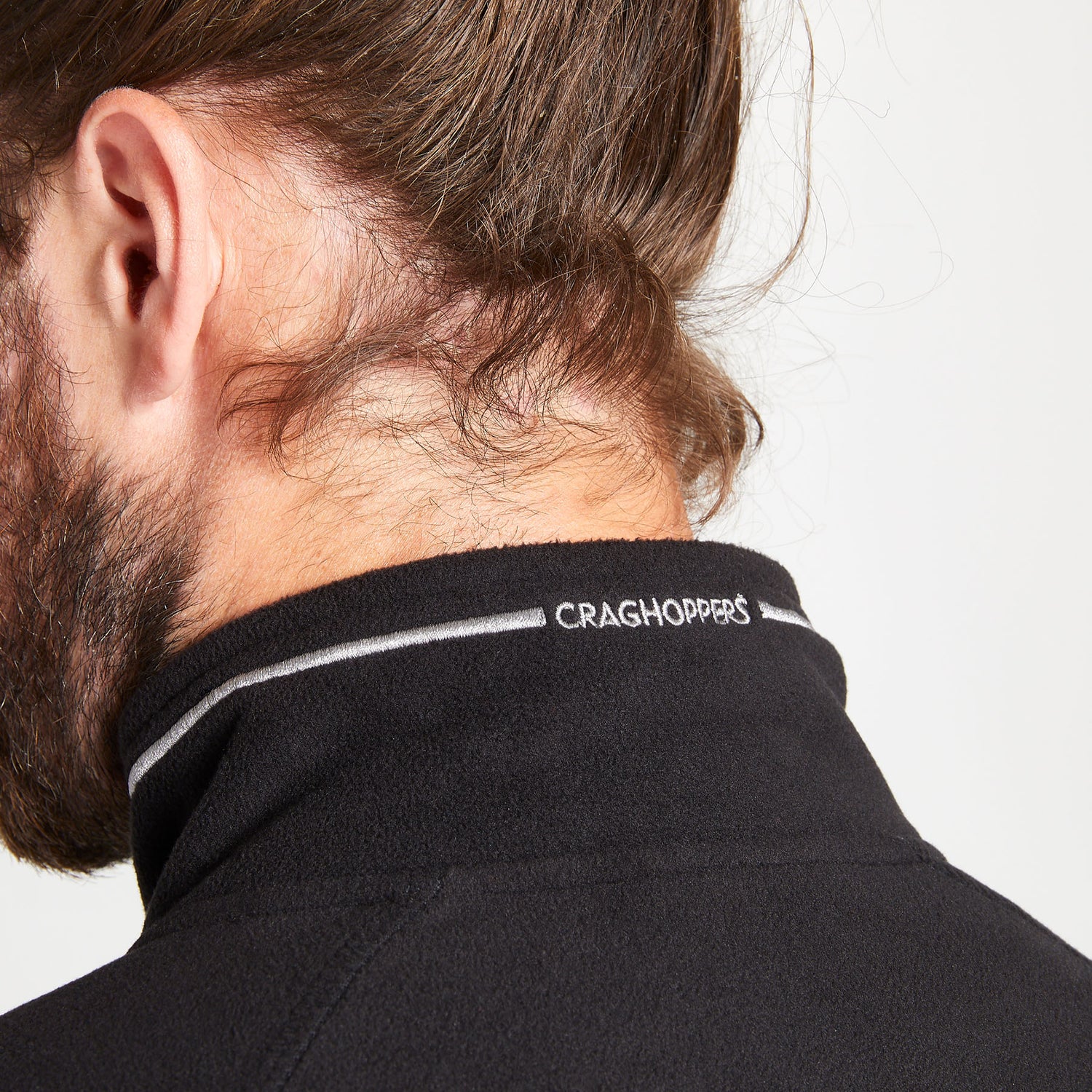 Craghoppers Men's Corey VI Half Zip Fleece Pullover Black / Small-Black / Medium-Black / Large-Black / X-Large-Black / XX-Large #- 53 Degrees North 