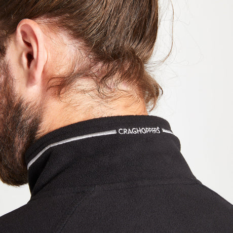 Craghoppers Men's Corey VI Half Zip Fleece Pullover Black / Small-Black / Medium-Black / Large-Black / X-Large-Black / XX-Large #- 53 Degrees North 
